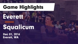 Everett  vs Squalicum  Game Highlights - Dec 01, 2016