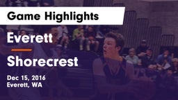 Everett  vs Shorecrest  Game Highlights - Dec 15, 2016