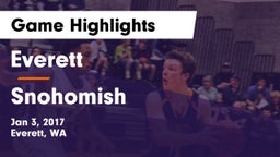 Everett  vs Snohomish  Game Highlights - Jan 3, 2017