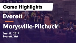 Everett  vs Marysville-Pilchuck  Game Highlights - Jan 17, 2017