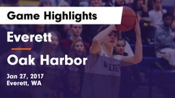 Everett  vs Oak Harbor  Game Highlights - Jan 27, 2017