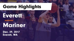 Everett  vs Mariner  Game Highlights - Dec. 29, 2017