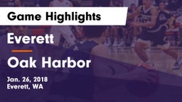 Everett  vs Oak Harbor  Game Highlights - Jan. 26, 2018