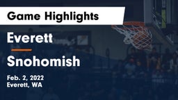 Everett  vs Snohomish  Game Highlights - Feb. 2, 2022
