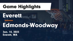 Everett  vs Edmonds-Woodway  Game Highlights - Jan. 14, 2023