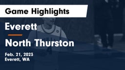 Everett  vs North Thurston Game Highlights - Feb. 21, 2023