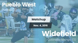 Matchup: Pueblo West High vs. Widefield  2016