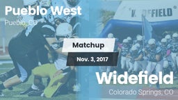 Matchup: Pueblo West High vs. Widefield  2017