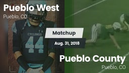 Matchup: Pueblo West High vs. Pueblo County  2018