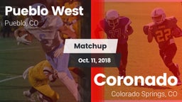 Matchup: Pueblo West High vs. Coronado  2018