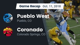 Recap: Pueblo West  vs. Coronado  2018