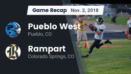 Recap: Pueblo West  vs. Rampart  2018