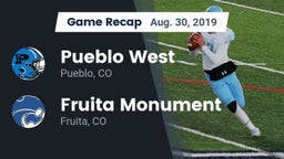 Recap: Pueblo West  vs. Fruita Monument  2019