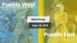 Matchup: Pueblo West High vs. Pueblo East  2019