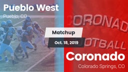 Matchup: Pueblo West High vs. Coronado  2019
