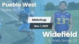 Matchup: Pueblo West High vs. Widefield  2019