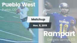 Matchup: Pueblo West High vs. Rampart  2019