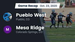 Recap: Pueblo West  vs. Mesa Ridge  2020