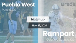 Matchup: Pueblo West High vs. Rampart  2020
