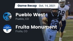 Recap: Pueblo West  vs. Fruita Monument  2021