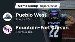 Recap: Pueblo West  vs. Fountain-Fort Carson  2022