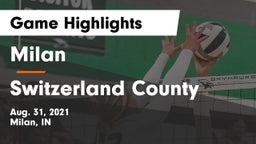 Milan  vs Switzerland County  Game Highlights - Aug. 31, 2021