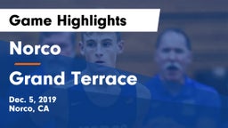 Norco  vs Grand Terrace Game Highlights - Dec. 5, 2019