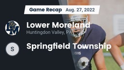 Recap: Lower Moreland  vs. Springfield Township 2022