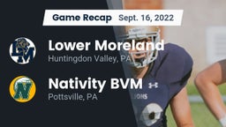 Recap: Lower Moreland  vs. Nativity BVM  2022