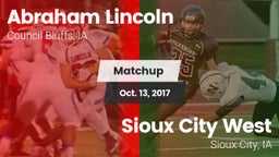 Matchup: Lincoln  vs. Sioux City West   2017