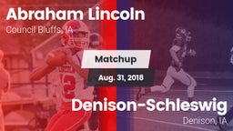 Matchup: Lincoln  vs. Denison-Schleswig  2018