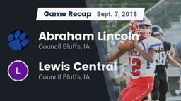 Recap: Abraham Lincoln  vs. Lewis Central  2018