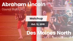Matchup: Lincoln  vs. Des Moines North  2018