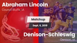 Matchup: Lincoln  vs. Denison-Schleswig  2019
