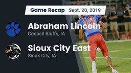 Recap: Abraham Lincoln  vs. Sioux City East  2019