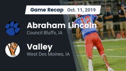 Recap: Abraham Lincoln  vs. Valley  2019
