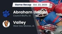 Recap: Abraham Lincoln  vs. Valley  2020