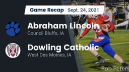 Recap: Abraham Lincoln  vs. Dowling Catholic  2021
