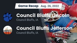Recap: Council Bluffs Lincoln  vs. Council Bluffs Jefferson  2022