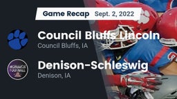 Recap: Council Bluffs Lincoln  vs. Denison-Schleswig  2022