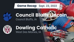 Recap: Council Bluffs Lincoln  vs. Dowling Catholic  2022