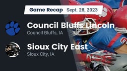 Recap: Council Bluffs Lincoln  vs. Sioux City East  2023