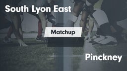 Matchup: South Lyon East vs. Pinckney  2016