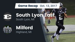 Recap: South Lyon East  vs. Milford  2017