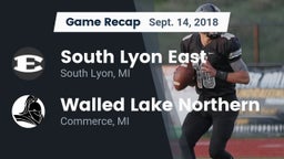 Recap: South Lyon East  vs. Walled Lake Northern  2018