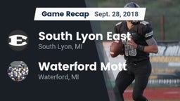 Recap: South Lyon East  vs. Waterford Mott 2018