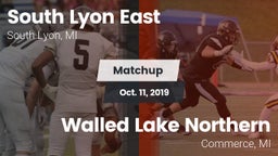 Matchup: South Lyon East vs. Walled Lake Northern  2019