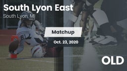 Matchup: South Lyon East vs. OLD 2020