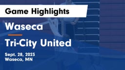 Waseca  vs Tri-City United  Game Highlights - Sept. 28, 2023