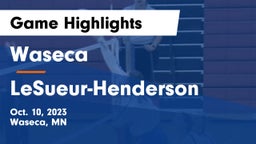 Waseca  vs LeSueur-Henderson  Game Highlights - Oct. 10, 2023